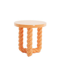 BEISTELLTISCH Vallejo Orange Ø46/46 cm - Orange, Kunststoff (46/46/46cm) - Light & Living