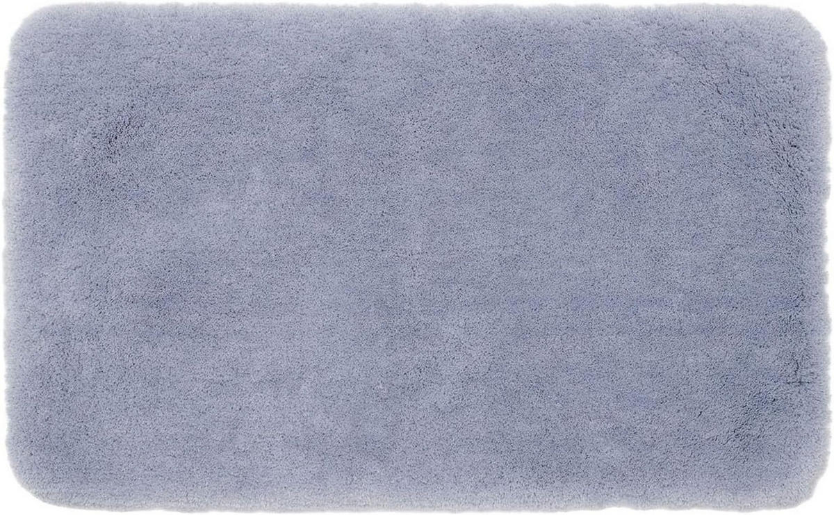 BADTEPPICH Deluxe SILBER 70X120CM - Silberfarben, Textil (120/70cm)