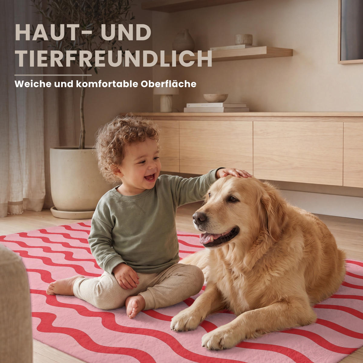 KOBERCE - Hravé - vzor - červená - 150x90 cm - červená, textil/plast (150/0.4cm) - OnlyWow