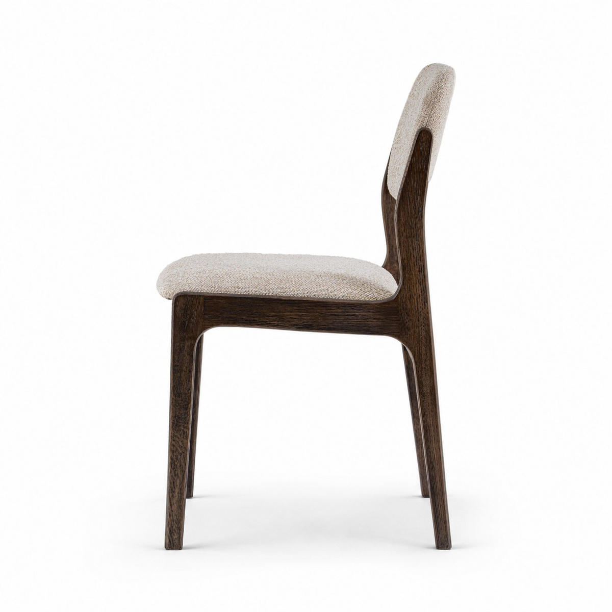 STUHL Oslo, Espresso Eiche - Braun, Holz (45/83/45cm) - WOODEK
