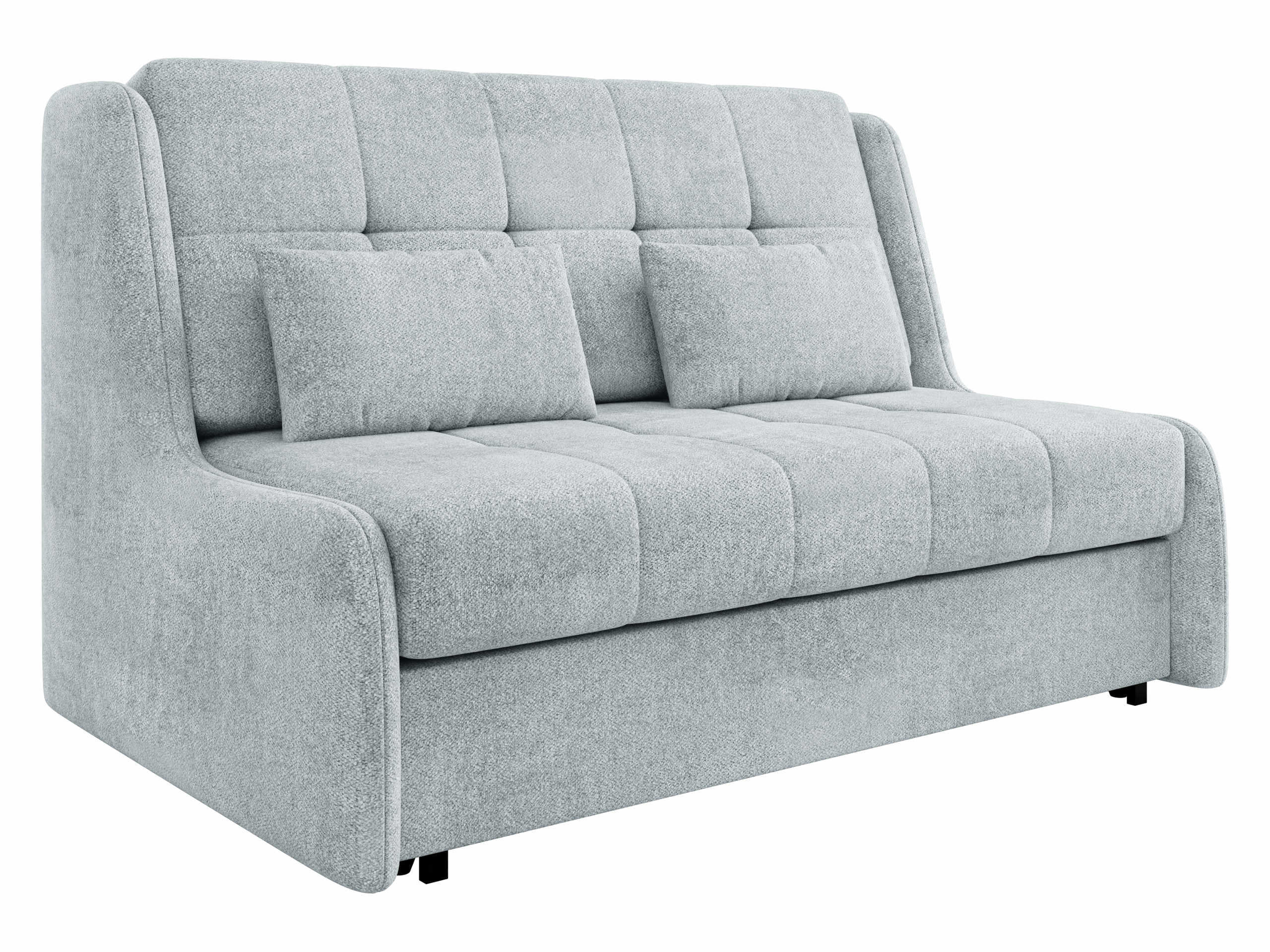 SCHLAFSOFA Viva Elite III - Hellgrau/Schwarz, Holz/Metall (146/85/98cm) - MIRJAN24