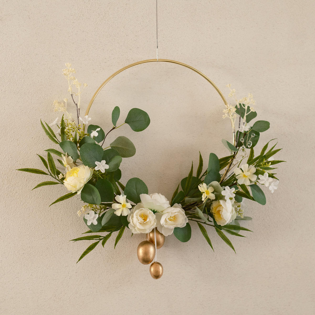 KRANZ Madulos - Grün, Metall (45/6/43.5cm) - home&you