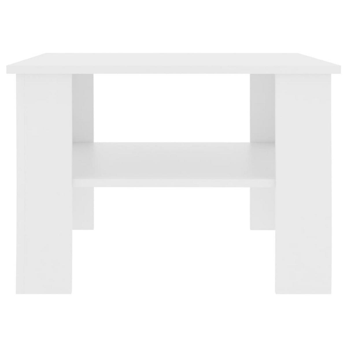 COUCHTISCH Weiß 60x60x42 cm Holzwerkstoff - Weiß, Holzwerkstoff (60/60/42cm) - furnicato