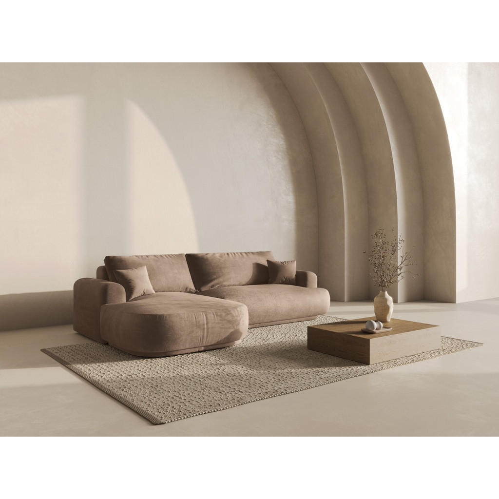 Thumbnail - Micadoni Schlafsofa, Mokka, Textil, 5-Sitzer, L-Form, 271x174 cm, Hergestellt in Europa, Oeko-Tex®, Wohnzimmer, Sofas & ...