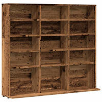 CD-REGAL Altholz-Optik 100/23/89,5 Cm Holzwerkstoff - Braun, Holzwerkstoff (23/89.5/100cm) - vidaXL