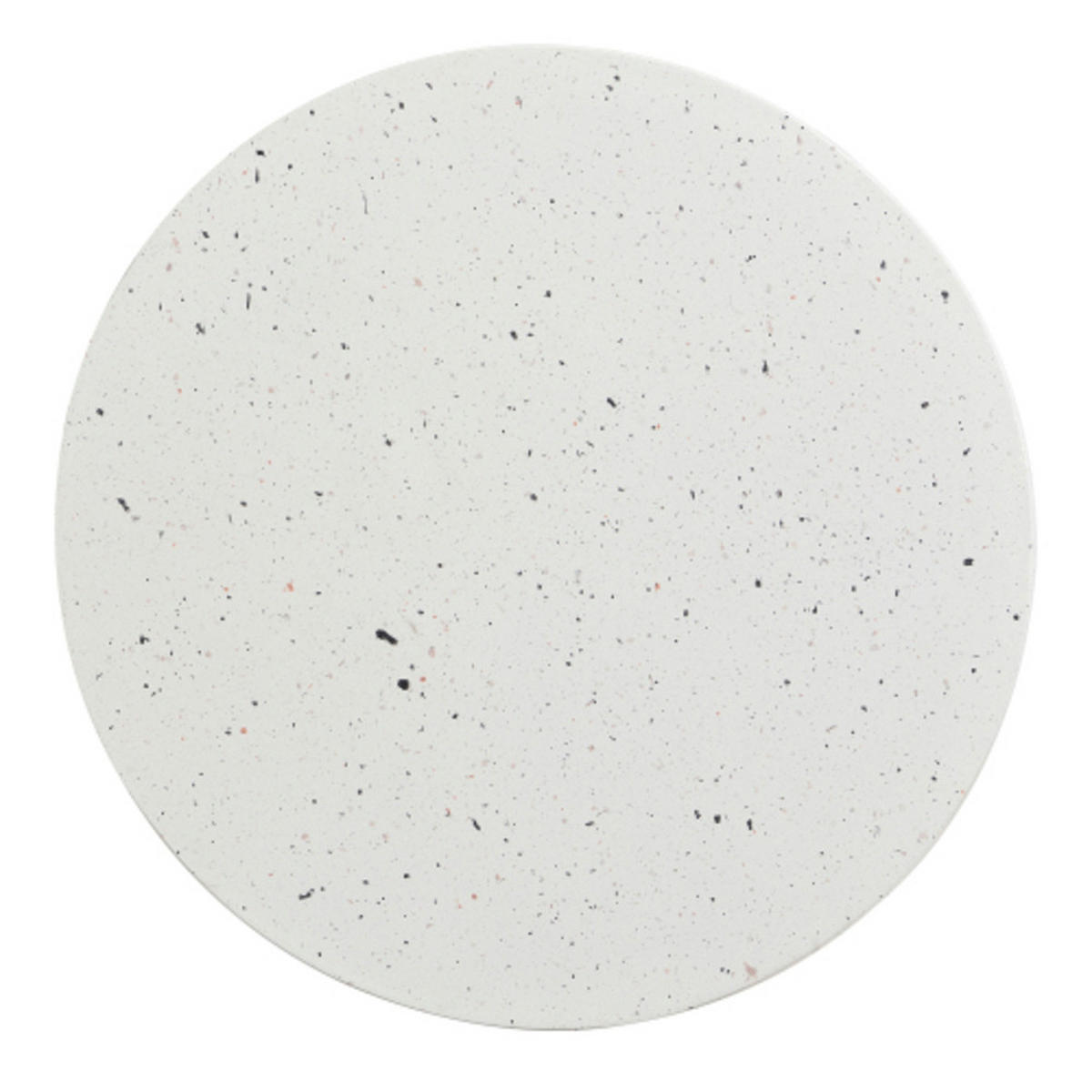 BEISTELLTISCH 39.5×39.5×45.5 cm aus MgO Steinoptik, weiß - Weiß, Stein (39.5/39.5/45.5cm) - Luhomfu