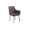 STUHL CALI Grau Microfaser - Grau, Textil (56/88.5/61cm) - KAWOLA