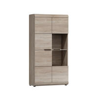 VITRINE in Sonoma Eiche - Sonoma Eiche, Holzwerkstoff (80/158/37cm) - MASSENO