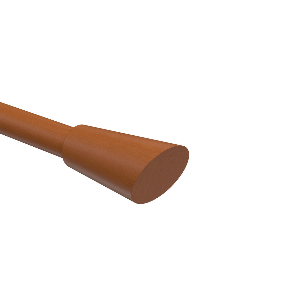 ENDSTÜCKE FÜR GARDINENSTANGEN 20 mm Ø, Bero Kirschbaum, Packung 2 Stück - Kirschbaumfarben, Holz (6.8/4/4cm) - INTERDECO