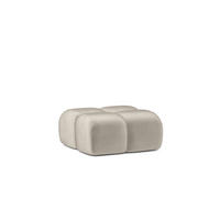 POLSTERHOCKER Darcy - Beige, Holzwerkstoff/Textil (85/44/85cm) - Fun Möbel