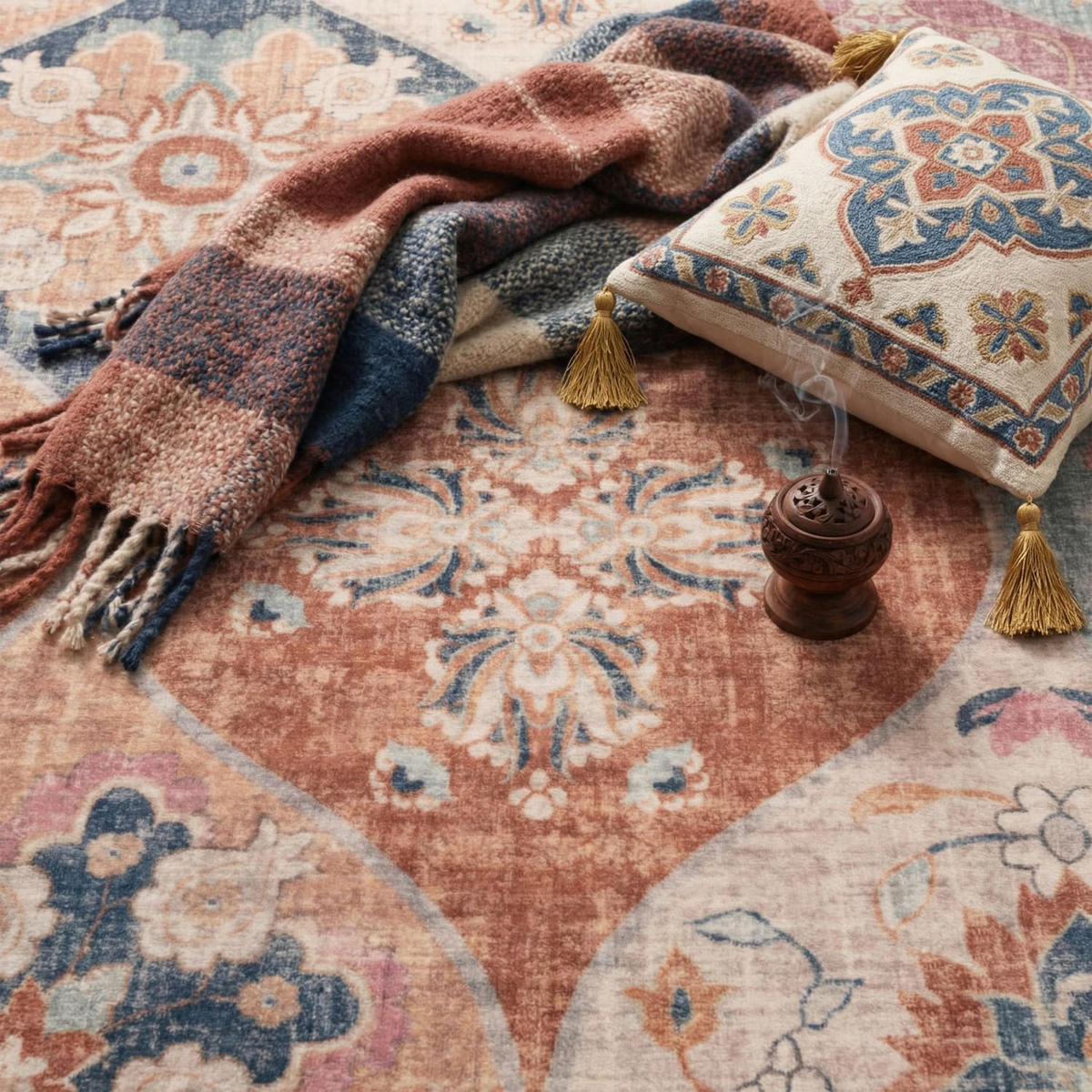 KURZFLORTEPPICH 160/220 cm Semer 421 - Multicolor, Kunststoff (160/220cm) - Paco Home