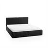 POLSTERBETT Doppelbett Sarria Slim Schwarz (Anthology 19) 180x200 cm - Schwarz, Textil (180/200cm) - Meblito