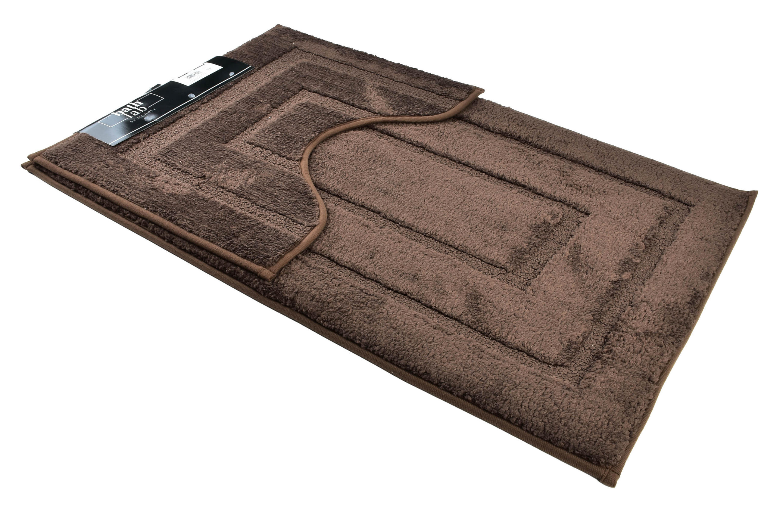 BADTEPPICH Zac Braun 80/50/2 cm Textilien - Braun, Textil (50/80cm) - Mondex