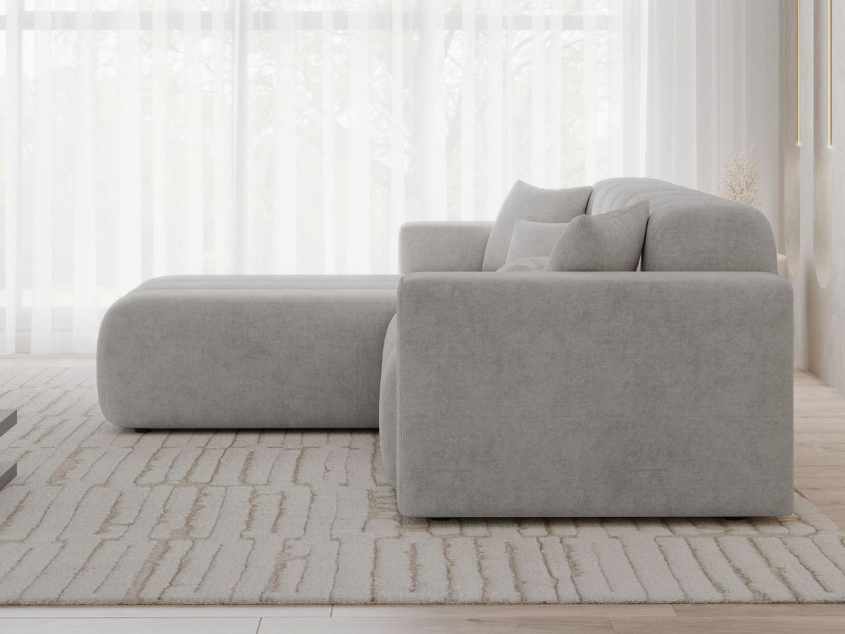 ECKSOFA Nork Grau Links - Grau, Holz/Textil (180/265cm) - Graingold