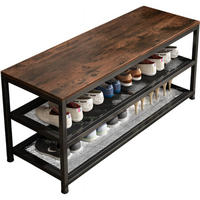 SCHUHSCHRANK, braun. 100/30/45 cm - Braun, Holzwerkstoff (100/45/30cm)