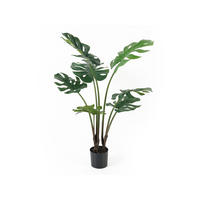 DEKOPFLANZE Monstera 70/70/89 cm - Grün, Kunststoff (89cm) - Present Time