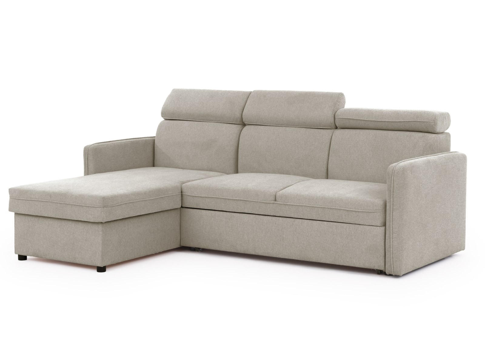 S-Style Ecksofa Taupe 217x160 cm
