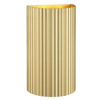 WANDLEUCHTE Undula Gold matt 6/10/18 cm - Goldfarben, Metall (10/18/6cm) - Brilliant