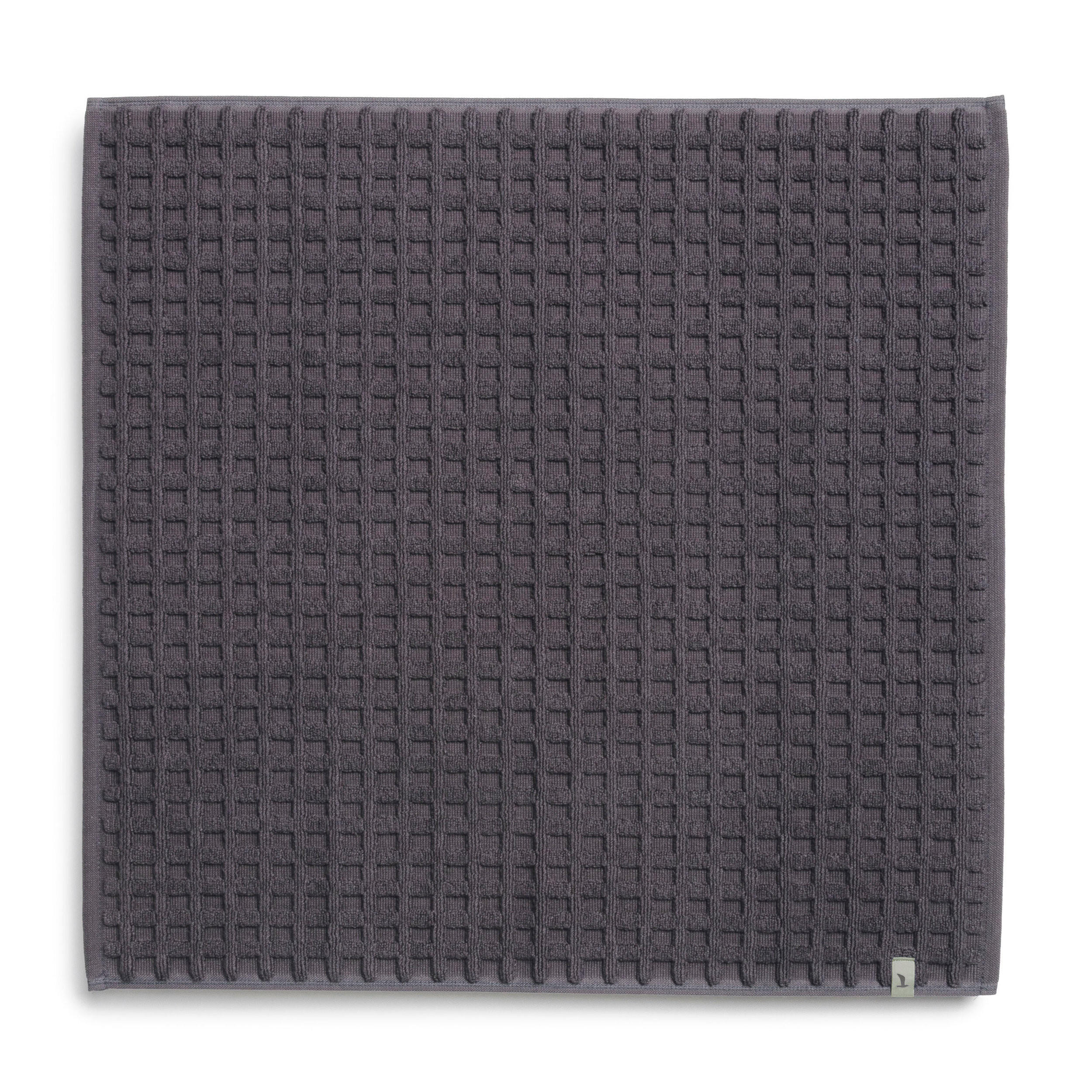 BADTEPPICH PIQUÉE 60X60 CM - Graphitfarben, Textil (60/60cm) - MÖVE