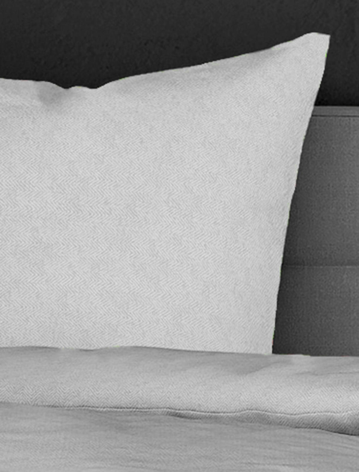 BETTWÄSCHE Biber 3292 - Weiß, Textil (135/200cm) - Bierbaum