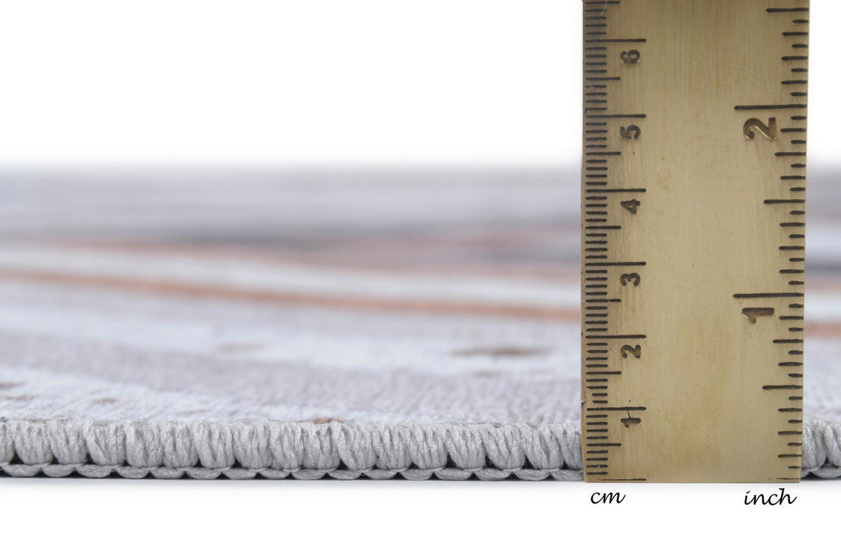 KURZFLORTEPPICH Serena 50x80 cm - Grau, Textil (50/80cm) - Gino Falcone