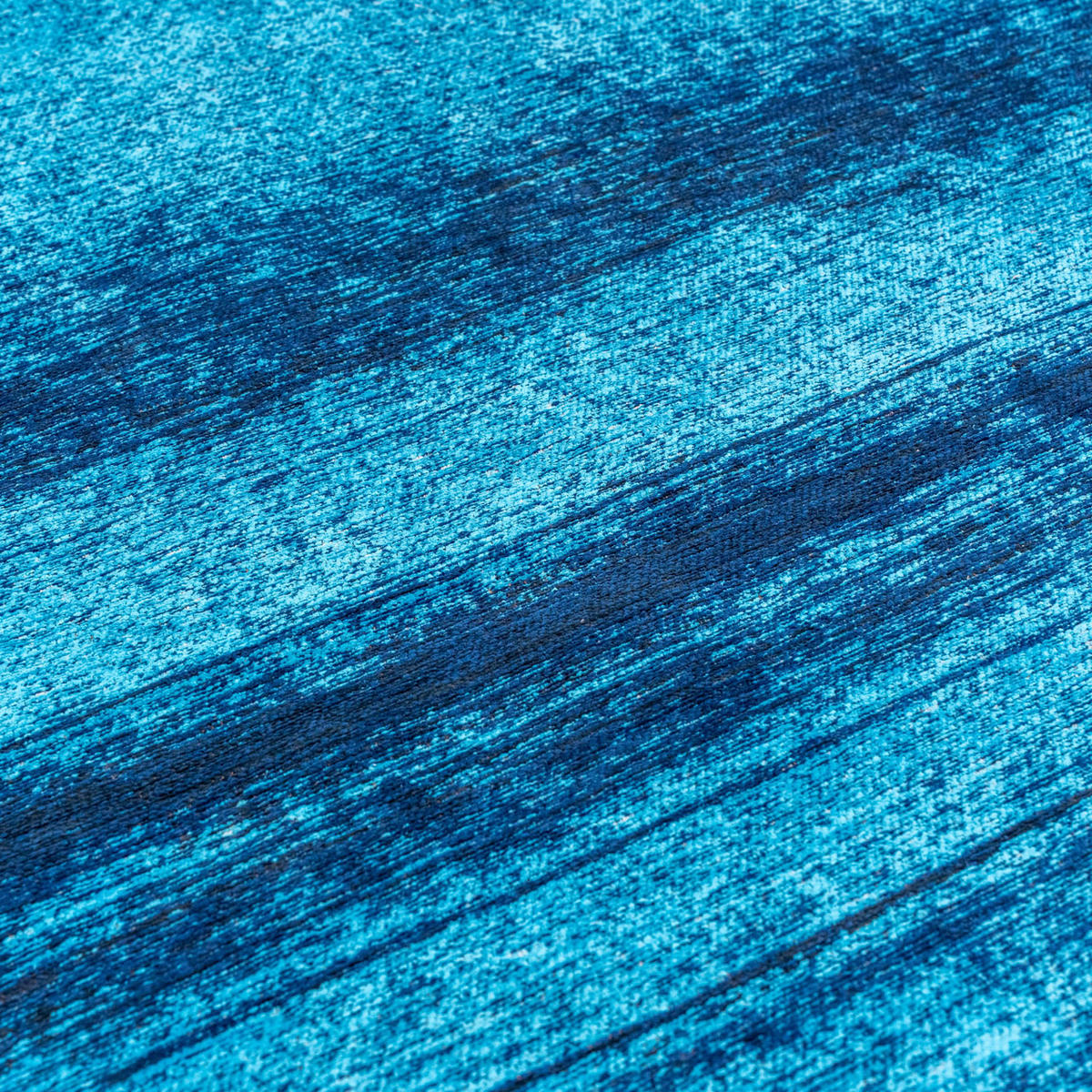 TEPPICH Diva Blue Craft Brush 240/340 cm - Blau, Kunststoff/Textil (240/340cm) - Louis De Poortere