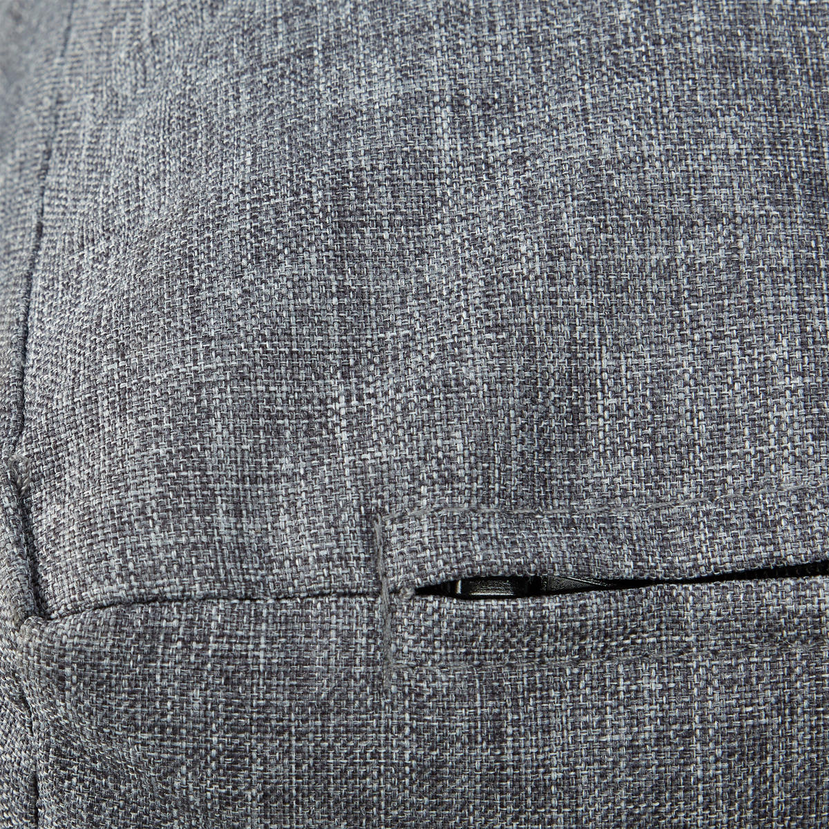 RELAXLIEGE - Anthrazit, Holzwerkstoff/Textil (60/55/130cm) - Relaxdays