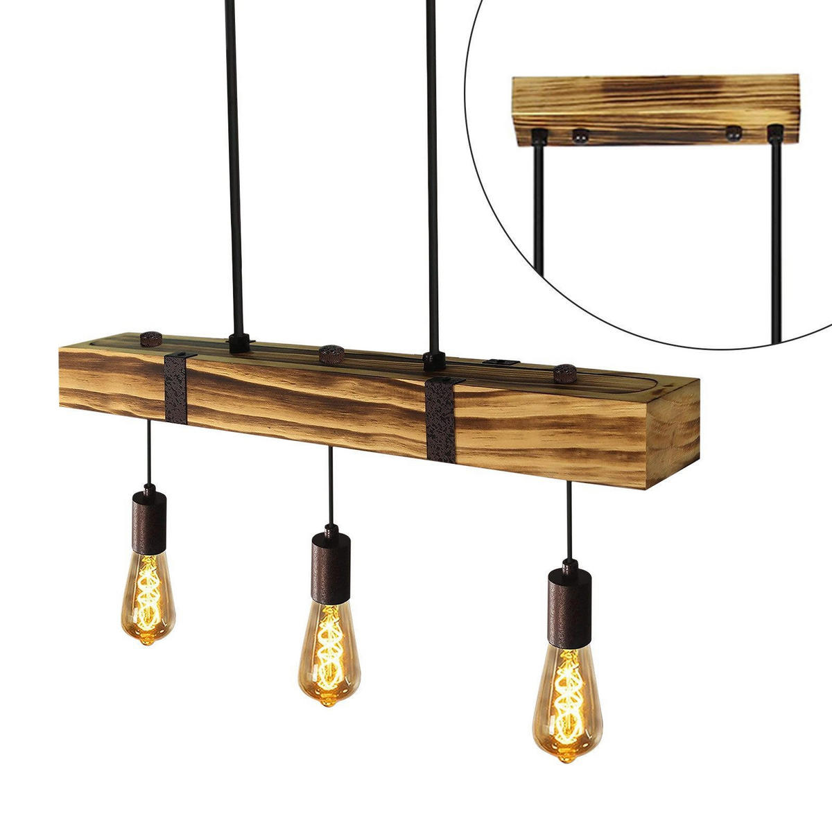 PENDELLEUCHTE Isolde 60/6/177 cm - Schwarz, Metall (60/6/177cm) - ZMH