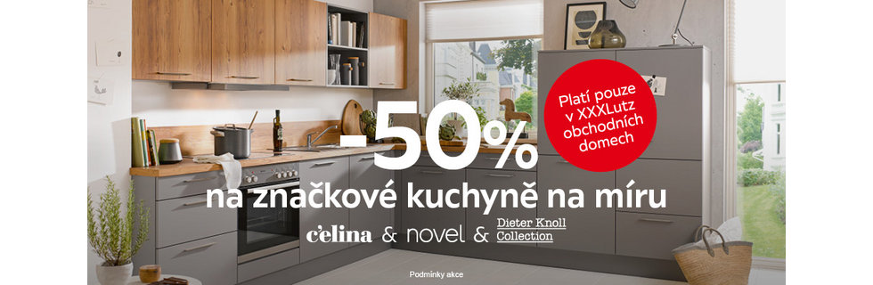 Sleva na značkové kuchyně