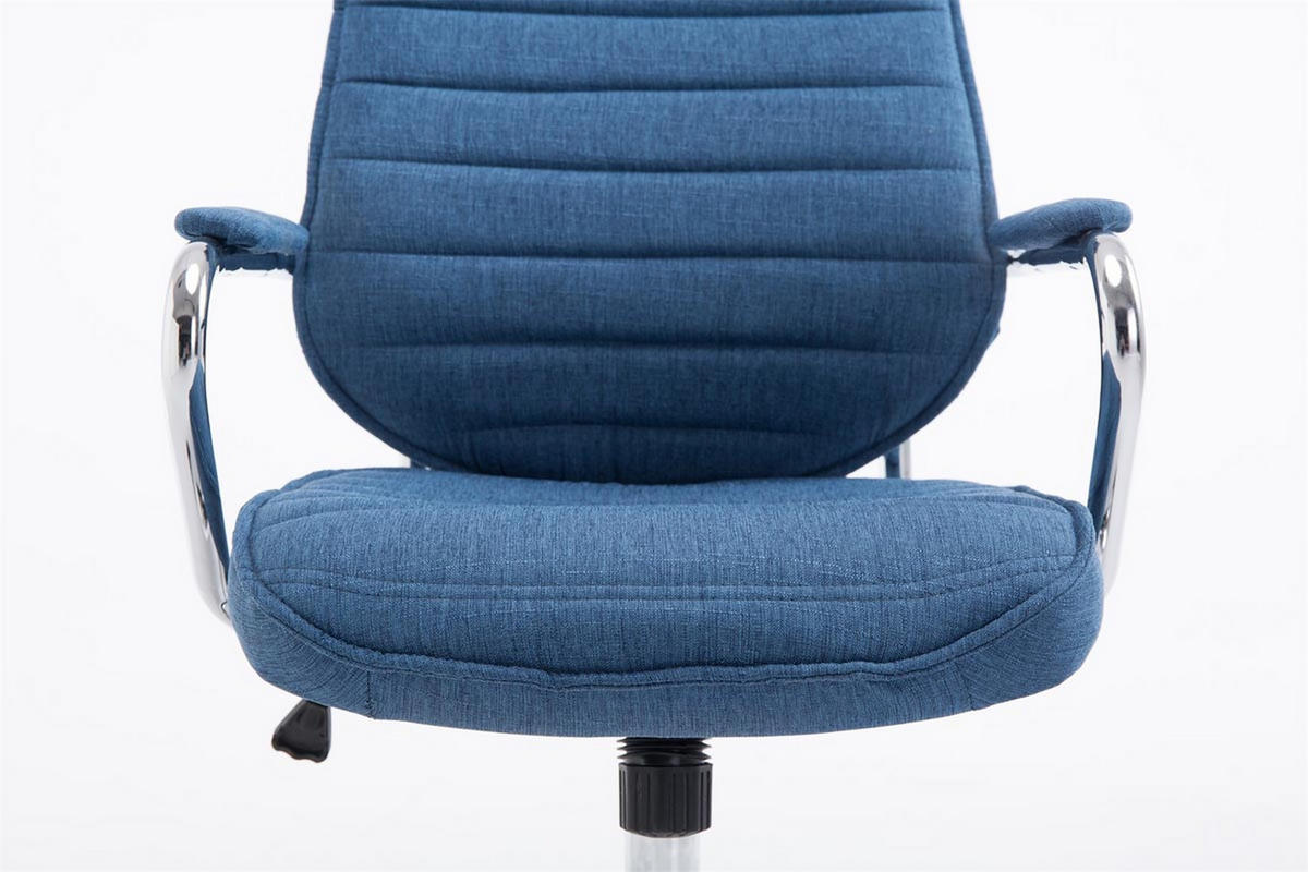 BÜROSTUHL Rocket Stoff Blau - Blau, Textil/Metall (60/128/67cm) - TPFLiving