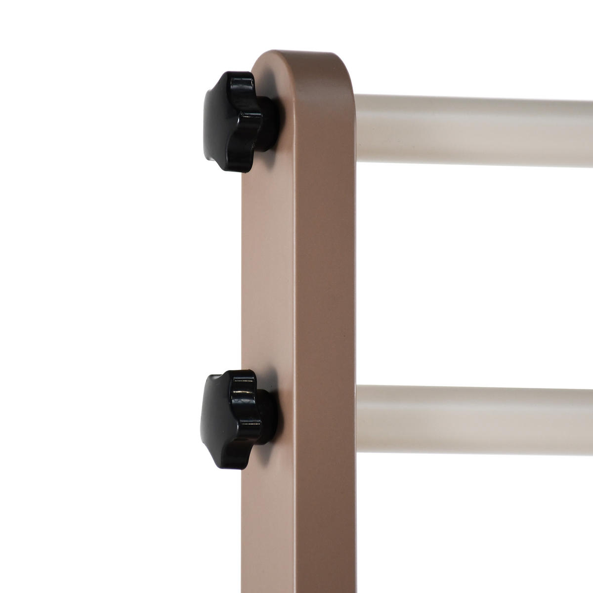 PŘEDSÍŇOVÁ STĚNA Boreo se 2 dveřmi a otočným zrcadlem, 125 cm, kašmír + světle hnědá - kašmírová/světle hnědá, kov (125/183/30cm) - Beautysofa