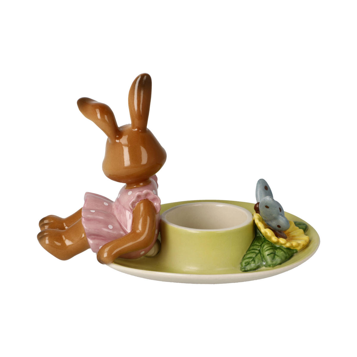 WINDLICHT Genieße den Frühling, Steingut, Bunt, 11 cm - Multicolor, Keramik (12.5/11/15.5cm) - Goebel