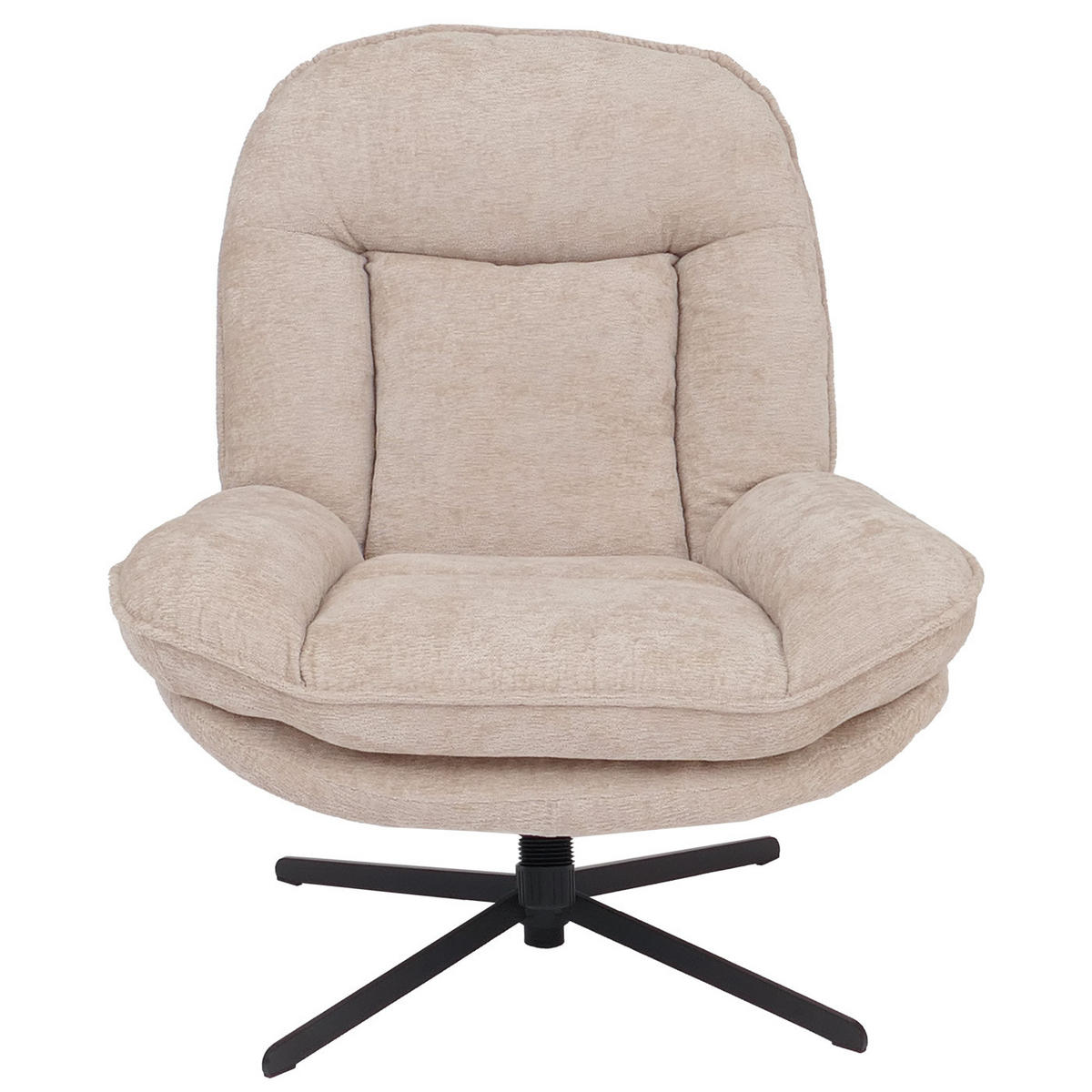 RELAXSESSEL Cremeweiß - Creme, Textil (80/96/90cm) - MCW