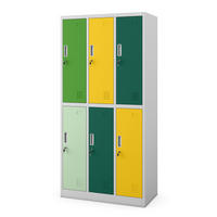 ARBEITSSCHUTZ-KLEIDERSCHRANK IGOR 185x90x45 cm - Gelb/Grau, Metall (90/185/45cm) - Jan Nowak