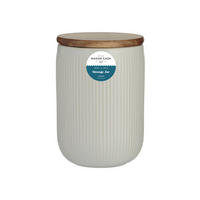 VORRATSBEHÄLTER 0,65 l Steingut mit Deckel - Creme, Keramik (10/15/10cm) - Mason Cash