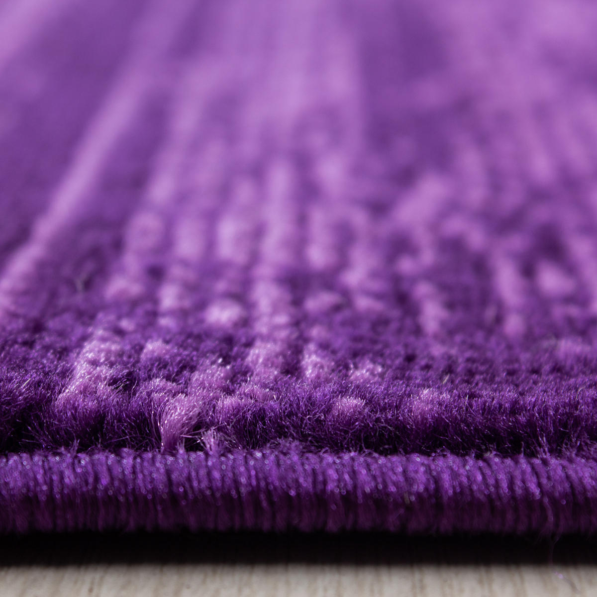 KURZFLORTEPPICH INN, einfarbig, Violett, 140 x 200 cm - Lila, Textil (140/200cm) - KADIMA DESIGN