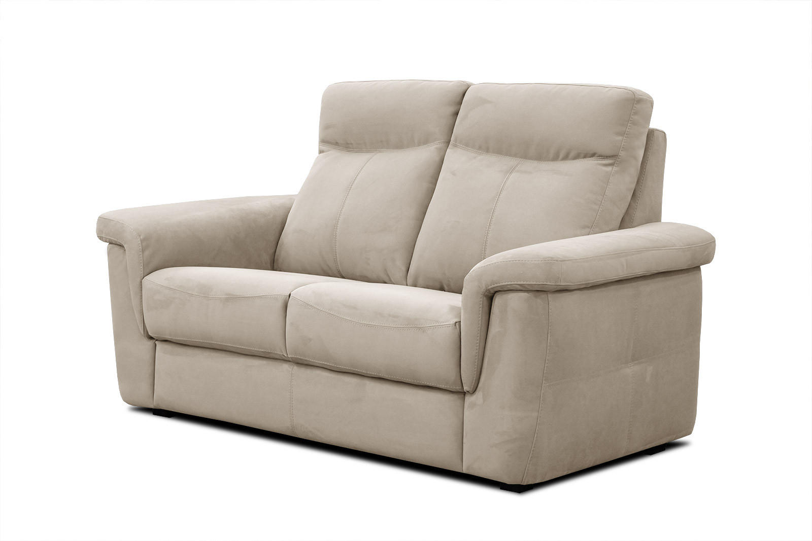 SOFA JONES 2-Sitzer, creme - Creme, Holzwerkstoff/Textil (166/102/99cm) - Courtois Laville