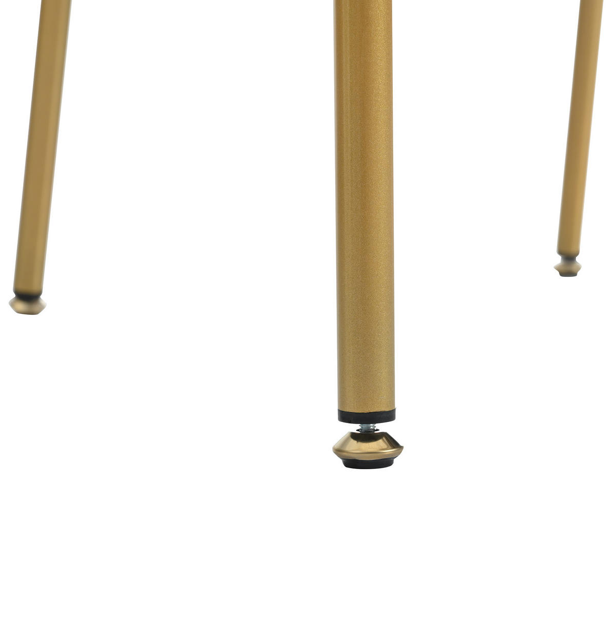 STUHL Esszimmer nordisch-minimalistisch Holz/Metall Beige Khaki - Beige, Metall (55/85/55.2cm) - Meubliv