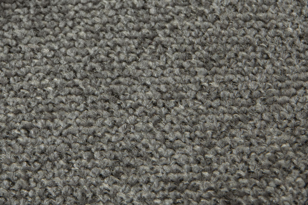 OHRENSESSEL STRALIS inklusive dekorativem Kissen, hellgrau - Hellgrau/Grau, Textil (82/108/80cm) - KONSIMO®