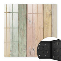 SCHLÜSSELBOX Schwarz 30x30 cm- Türöffnung nach rechts - Pastelltafeln - Beige, Metall (30/30/5cm) - TULUP
