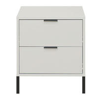 KOMMODE Erna 51x45x62 Kreidegrau matt Lack - Hellgrau, Holzwerkstoff (51/62/45cm) - 58aufmkessel