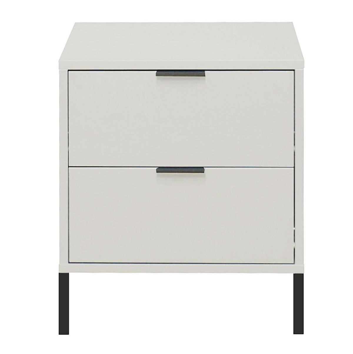 KOMMODE Erna 51x45x62 Kreidegrau matt Lack - Hellgrau, Holzwerkstoff (51/62/45cm) - 58aufmkessel