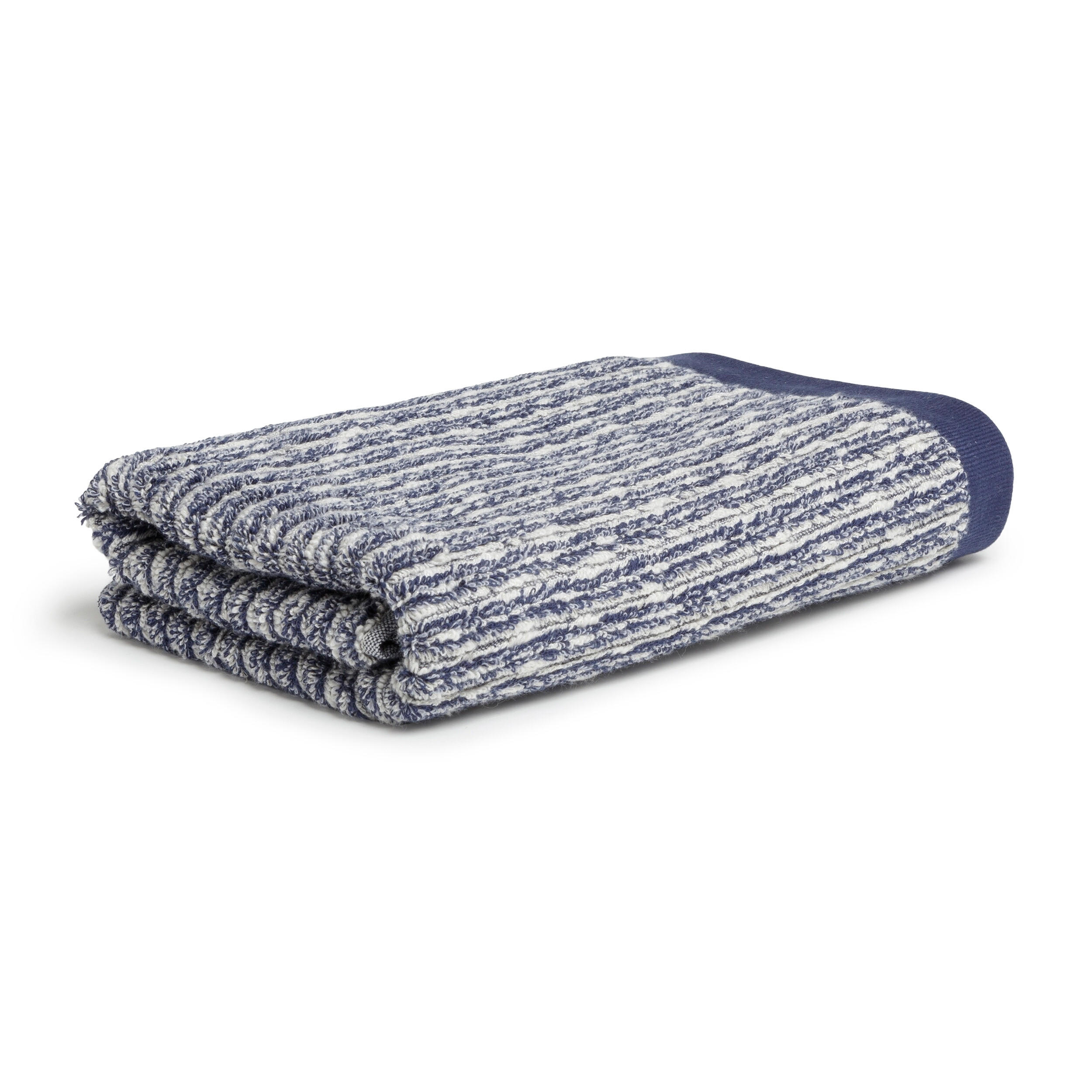 HANDTUCH BROOKLYN - Naturfarben/Dunkelblau, Textil (50/100cm) - MÖVE