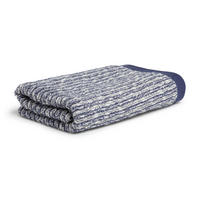 HANDTUCH BROOKLYN - Naturfarben/Dunkelblau, Textil (50/100cm) - MÖVE