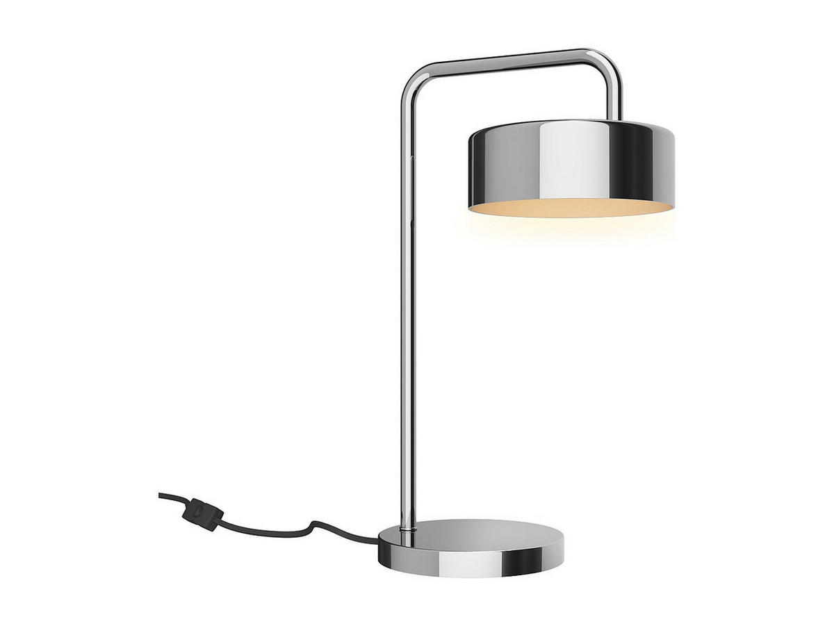 TISCHLAMPE - 23 cm x 16 cm - metall - silberfarben Otilie - Silberfarben, Metall (16/23/40cm) - Vente-Unique