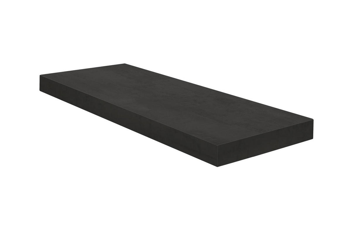 WANDBOARD Elif 60x24x4 aus Holzwerkstoff in der Farbe schwarzstahl - Schwarz, Kunststoff (60/4/24cm) - 58aufmkessel