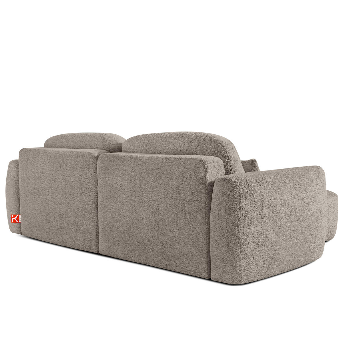 SITZGARNITUR ELOSA - Grau, Holz/Textil (245/85/165cm) - KONSIMO®