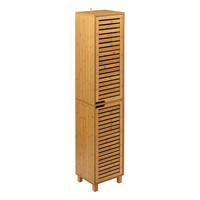 BADREGAL Bambus für Handtücher und Hygieneartikel 28/33/168 cm - Braun, Holzwerkstoff (33/168/28cm) - 5five Simply Smart