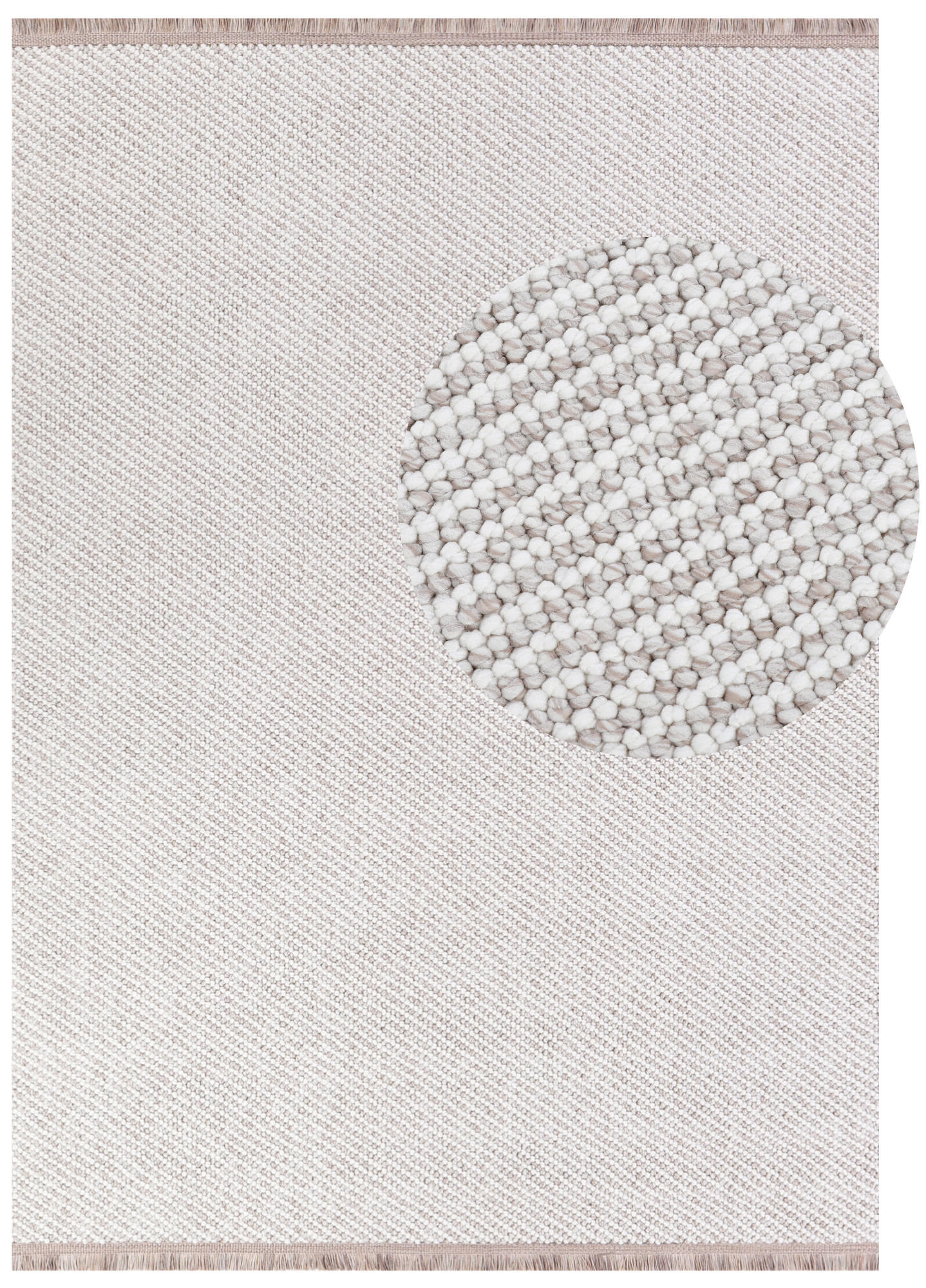 TEPPICH AGRA Beige 140/190 cm - Beige, Textil (140/190cm) - Tapiso