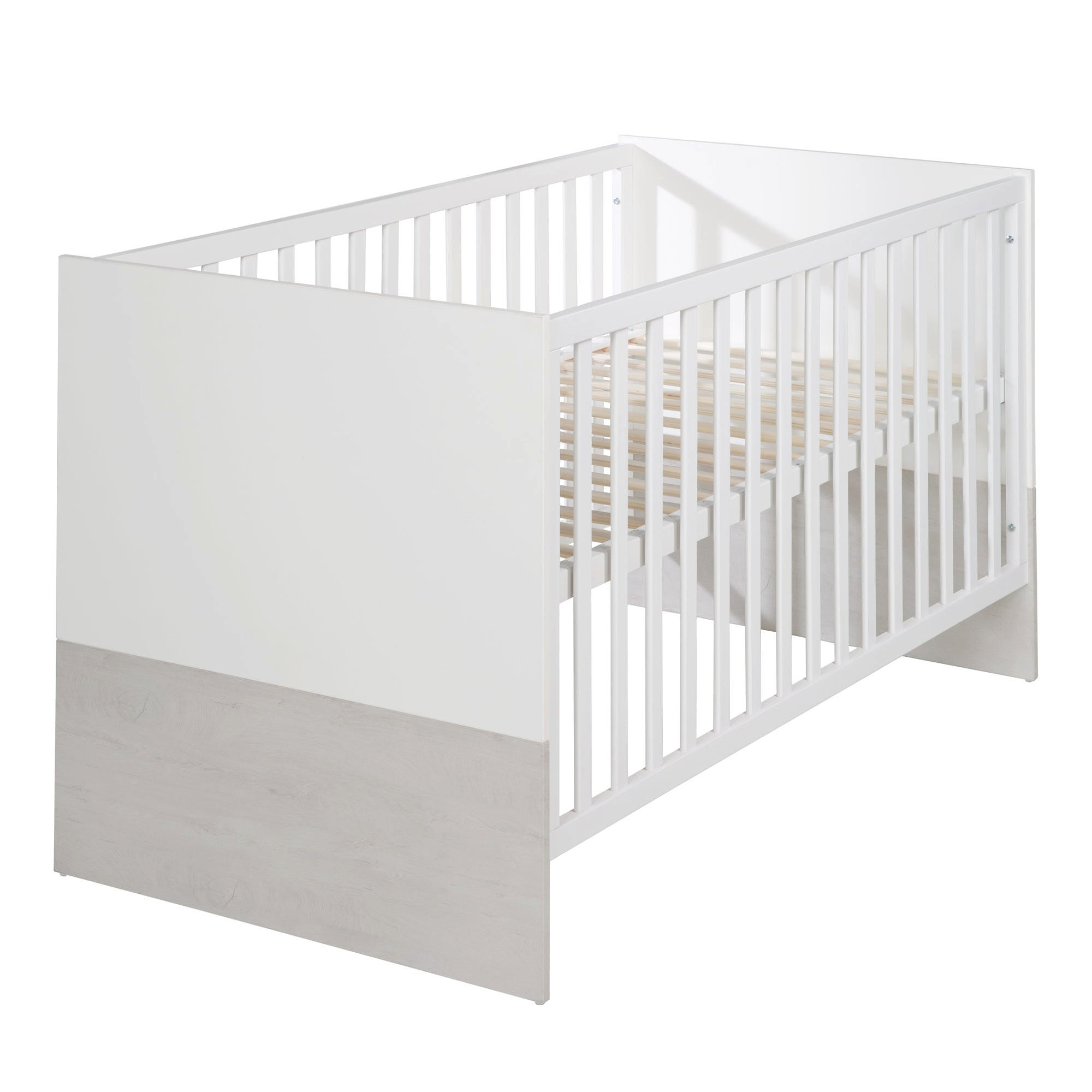 BABYBETT Julia 70 x 140 cm - Weiß, Holzwerkstoff (70/140cm) - Roba